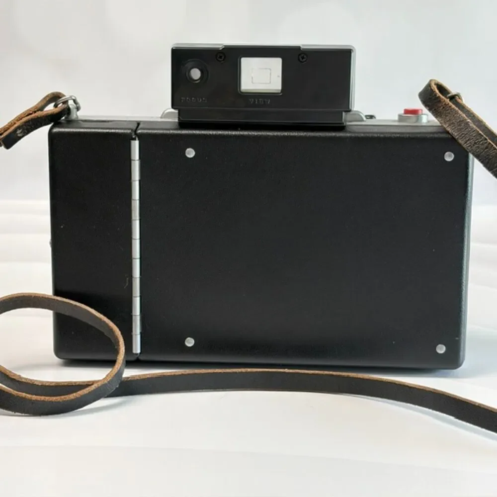 Vintage Polaroid Automatic 100 Land Camera Case Flash Attachment Strap